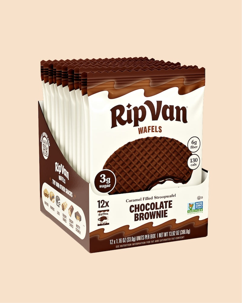 Low Sugar Chocolate Brownie Wafel - Rip Van – Rip Van