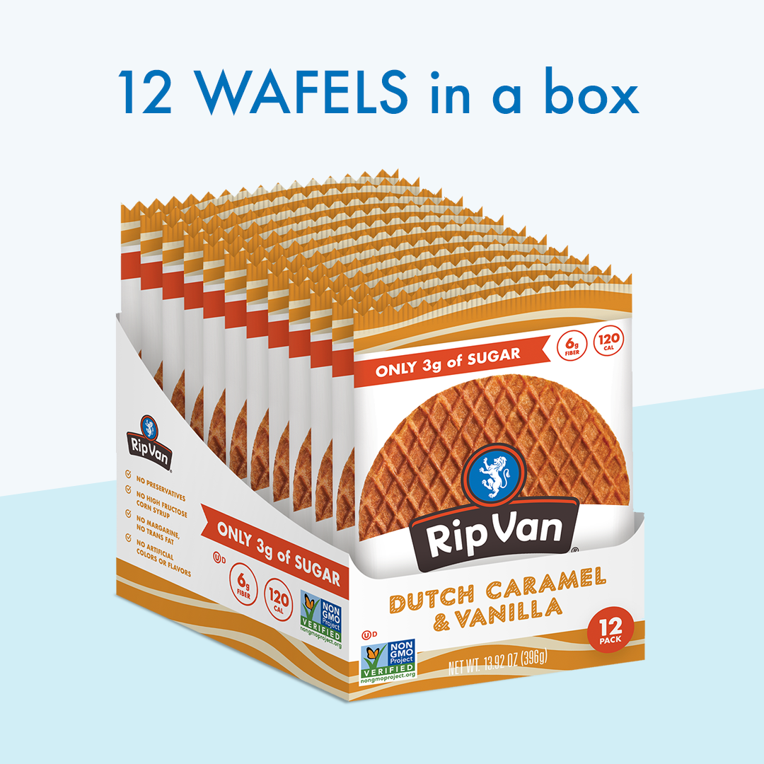 Wafels Dutch Caramel & Vanilla - Sample